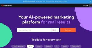 Semrush: Ferramenta completa de SEO para análise de palavras-chave e concorrentes