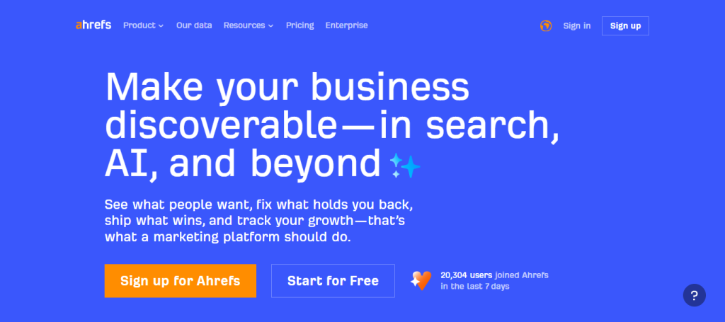 Ferramenta Ahrefs: Análise palavras-chave, backlinks e estimativa de tráfego