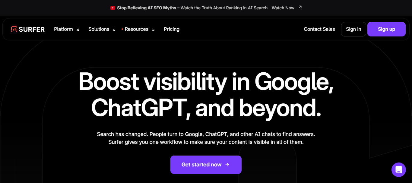Surfer SEO: Uma ferramenta de otimização de conteúdo com inteligência artificial
